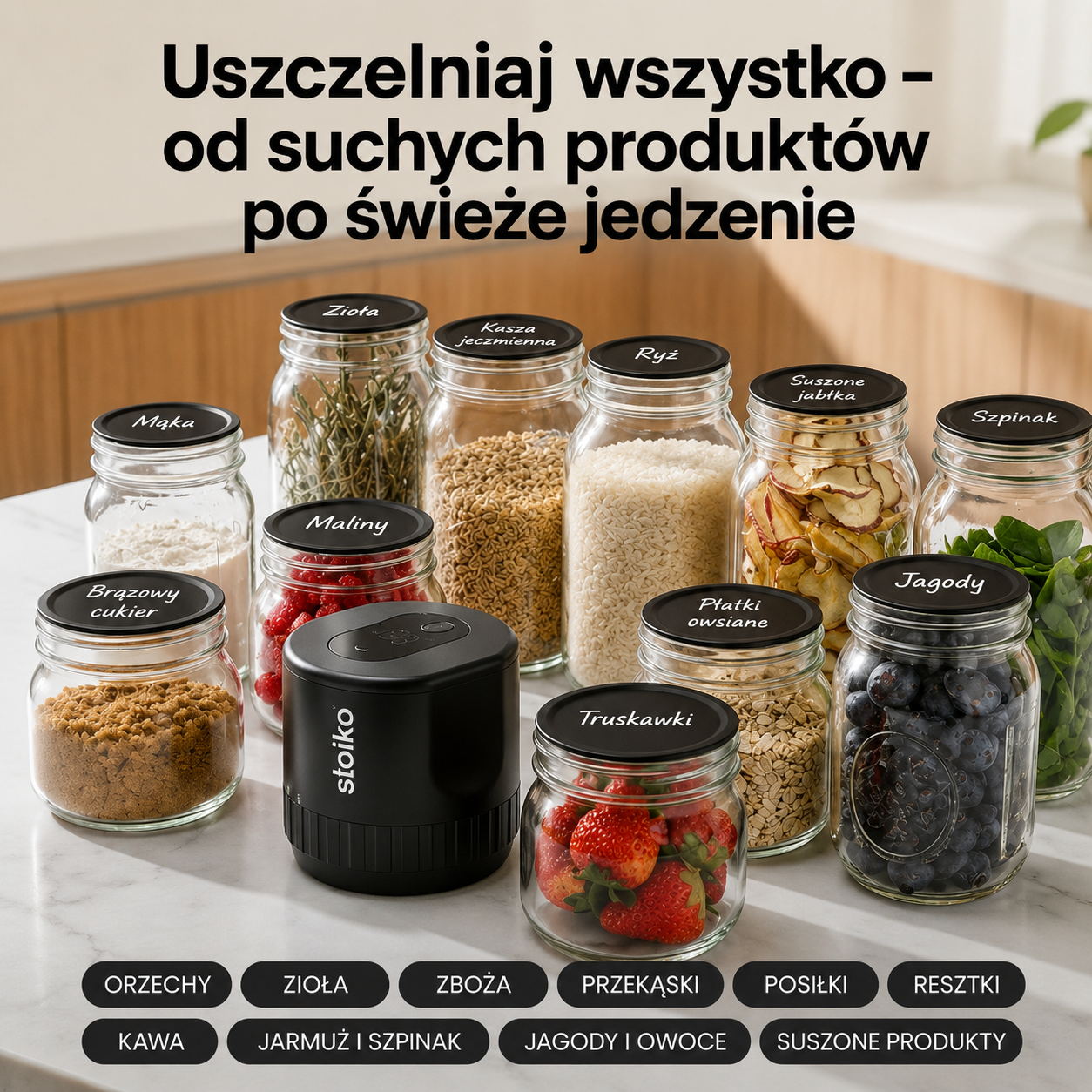 Słoiko - Próżniowa zamykarka do słoików